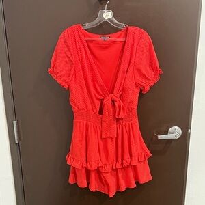 Fashion Nova Vibrant Red Dress